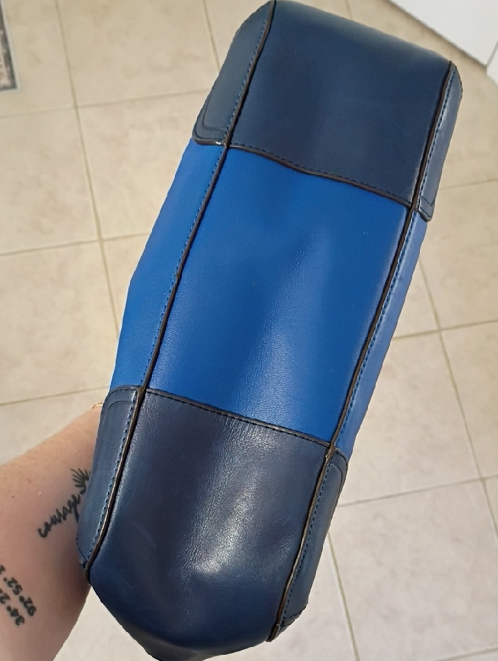 Coach Blue Poppy Blaire Tote - Picture 11 of 13